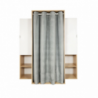 Guardaroba Krell rovere bianco 150x56x184h