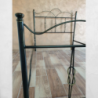 Letto singolo Primula ferro battuto nero oro