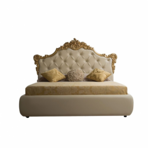 Zoom Letto matrimoniale Savoia crema con contenitore