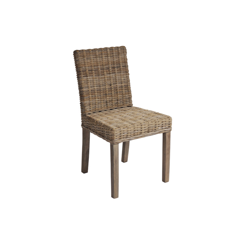 Set due sedie Moia Lisbona grey kubu giardino eleganti robuste