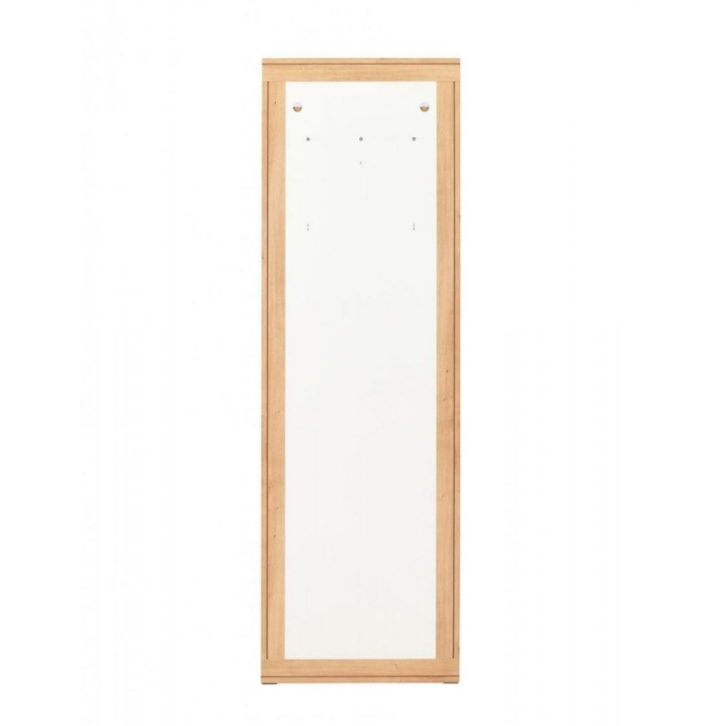 Pannello appendiabiti Wien 43 da ingresso rovere bianco