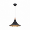 Lampada a sospensione Kano nero oro ASZ1564