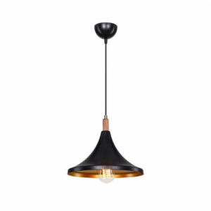 Zoom Lampada a sospensione Kano nero oro ASZ1564