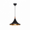 Lampada a sospensione Kano nero oro ASZ1564