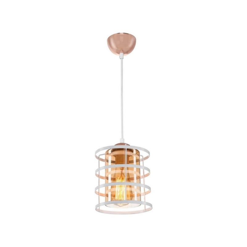 Lampada a sospensione Mira ASZ1261 metallo bianco