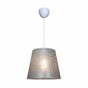 Zoom Lampada a sospensione Conic ASZ0777 in tessuto grigio