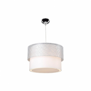 Zoom Lampada a sospensione Polo MDL2355 in tessuto grigio