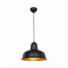 Lampada a sospensione Kumbet MDL3053 metallo nero interno oro