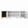 Madia Menorca 57A 3 ante bianco rovere 200x35x64,5