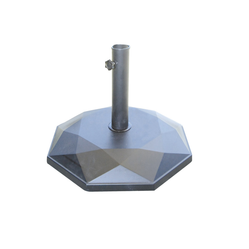 Base per ombrellone Moia cemento rubber 25kg resistente esterno