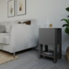 Comodino Ema antracite anta ribalta 30x30x55h