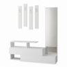 Mobile ingresso Ramda bianco con specchio