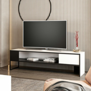 Zoom Porta tv Concordtv bianco e nero
