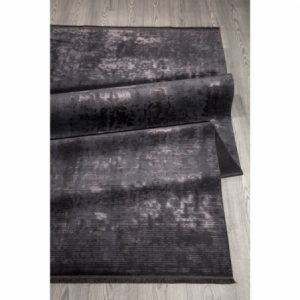Zoom Tappeto antiscivolo vintage bambù colore antracite 120x180