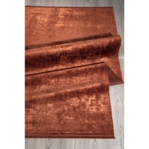 Zoom Tappeto antiscivolo vintage bambù colore arancione tabacco 160x230