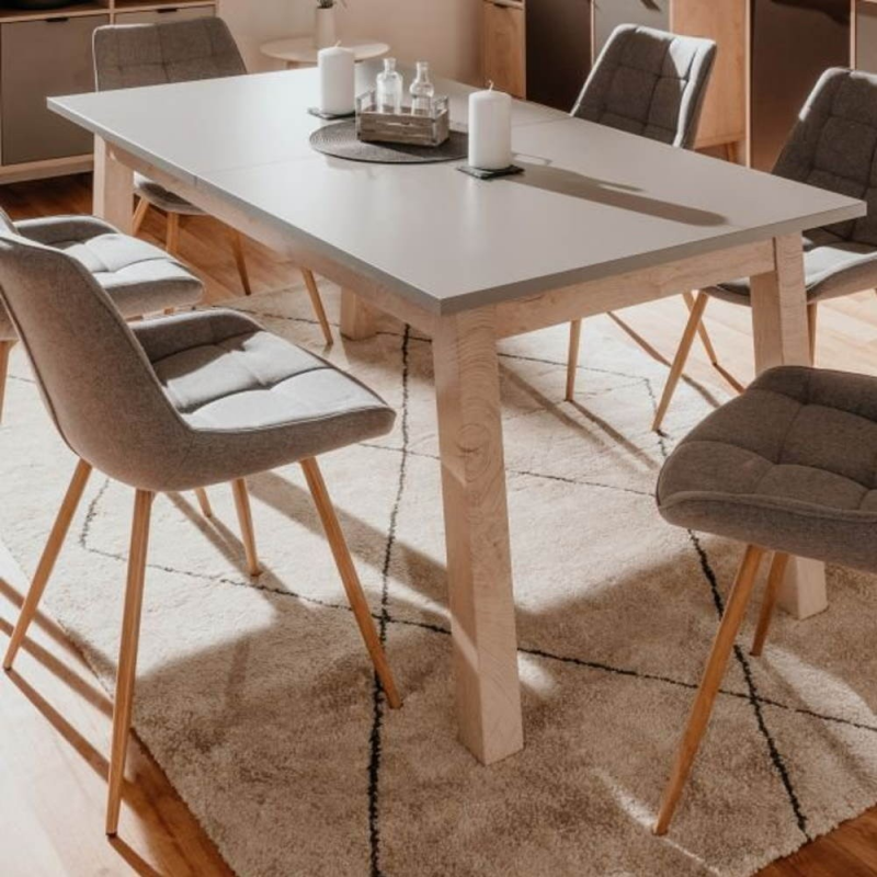 Tavolo allungabile H Epik 50A colore rovere grigio 160x90x75