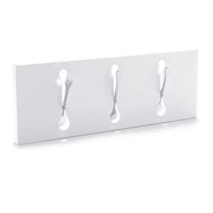 Zoom Appendiabiti Da Muro Bin 3 White 19X49X4 Cm