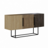 Madia Tontini 3 ante colore rovere noce e dark coffe 150 cm