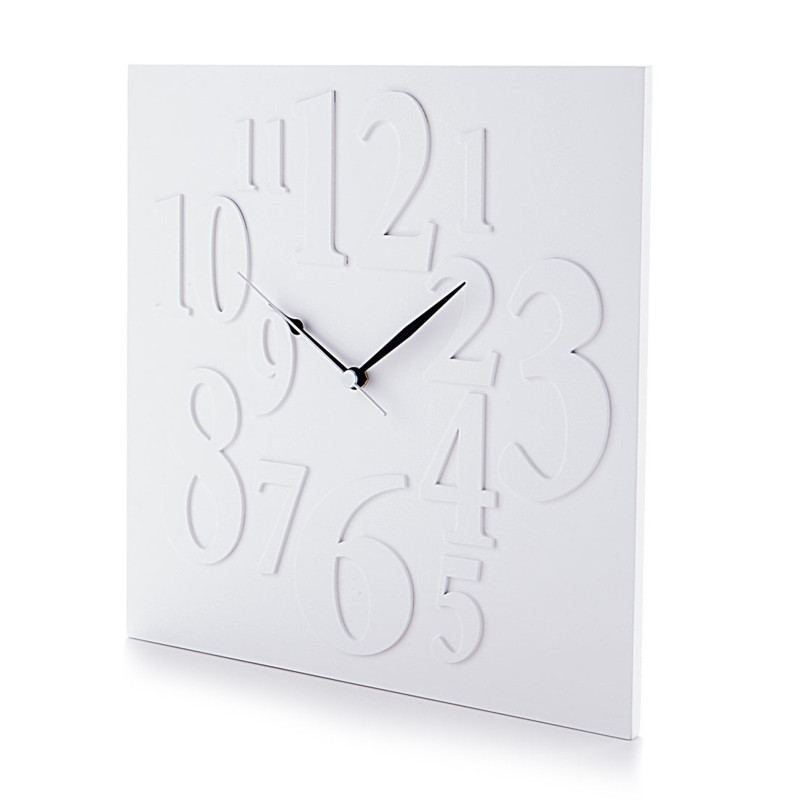 Orologio Da Muro Mix White 37X37X5 Cm