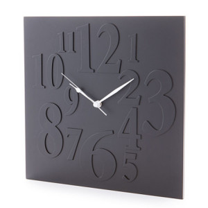 Zoom Orologio Da Muro Mix Black 37X37X5 Cm