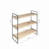 Scaffale MENSOLE Hobby 3 ripiani 40x13x40 nero ASZ1571