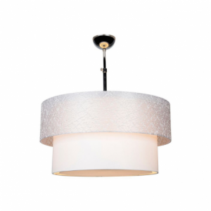 Zoom Lampada a sospensione Polo MDL2749 in tessuto grigio