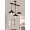 Lampada a sospensione Mandarin MDL4221 con paralumi metallo nero