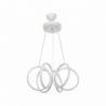 Lampada a sospensione LED Ilya forma spirale bianca MDL4439