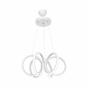 Zoom Lampada a sospensione LED Ilya forma spirale bianca MDL4439