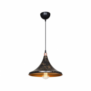 Zoom Lampada a sospensione Kalyon metallo nero oro ASZ1650