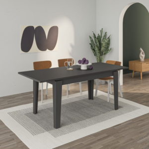 Zoom Tavolo allungabile Tolmen antracite 140x80 cm