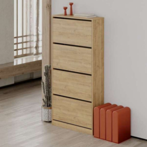Zoom Scarpiera SHC540OAK quattro ante a ribalta rovere