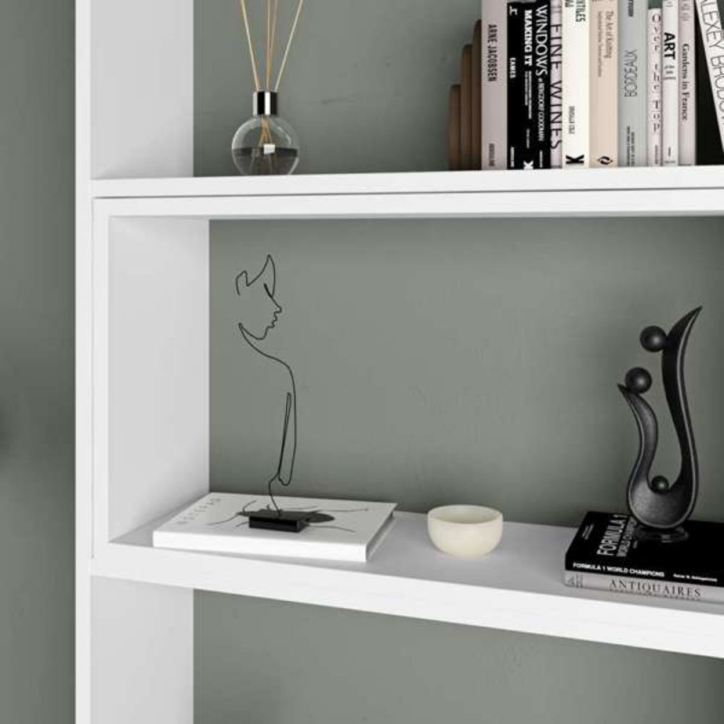 Libreria Wish estensibile angolare bianca 200h