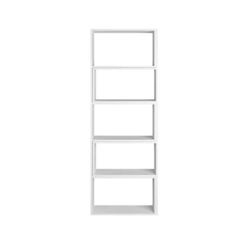 Libreria Wish estensibile angolare bianca 200h