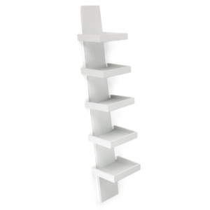 Libreria Step White 160X27,5X1 Cm