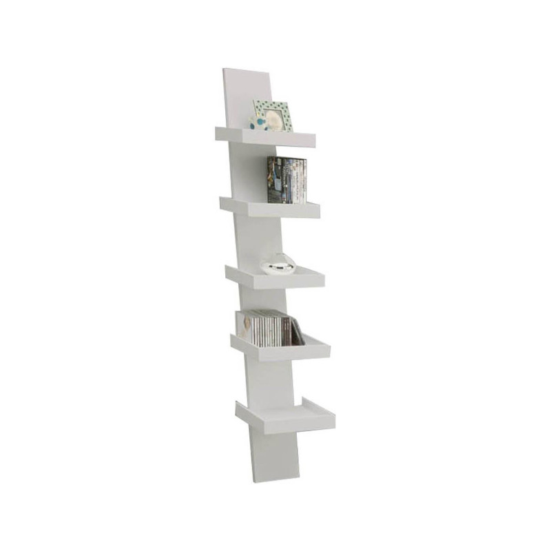 Libreria Step White 160X27,5X1 Cm