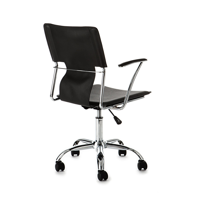 Sedia Da Ufficio Lynx Black L60 P54 H59 Cm