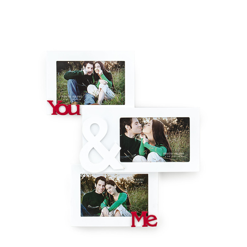 Porta Foto Da Parete "You & Me" L33 P38 H3 Cm