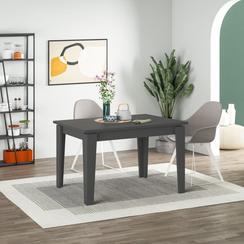 Tavolo allungabile Megaron antracite 120x80 cm