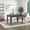 Tavolo allungabile Megaron antracite 120x80 cm
