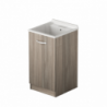 Laundry lavatoio con anta 47x50x86 olmo