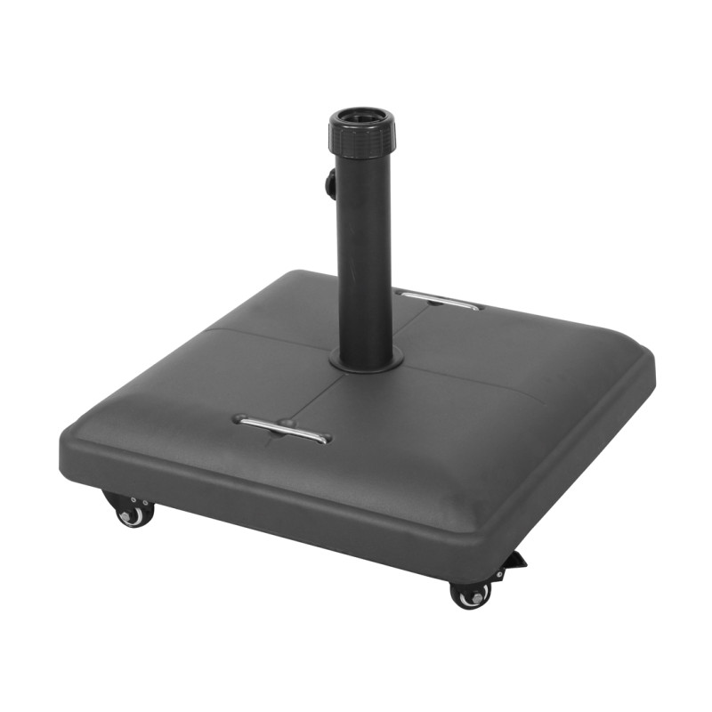 Base per ombrellone Moia cemento 37kg con ruote e maniglie