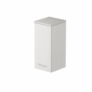 Zoom Laundry pensile bagno con anta 36x38x77 bianco frassinato