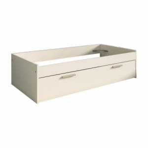 Zoom Letto singolo 1004 Blanco con cassettone estraibile