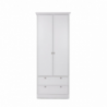 Armadio Landwood14 bianco due ante e due cassetti