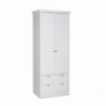 Armadio Landwood14 bianco due ante e due cassetti