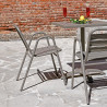 Set 2 Sedie Calipso Moia alluminio tortora esterno resistente