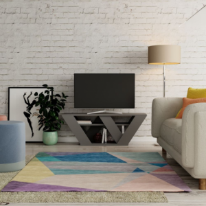 Zoom Porta TV Pipralla antracite 110x30x40h