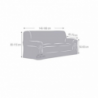 Copridivano Levante universale beige 140/180 con lacci
