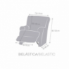 Copripoltrona Jaz recliner beige 70-110